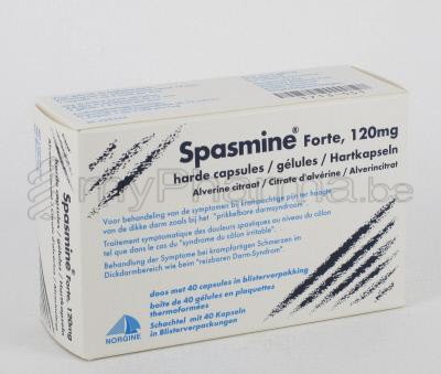 SPASMINE FORTE 120 MG 40 CAPS (geneesmiddel)