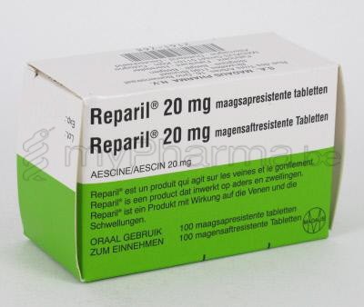 REPARIL 20 mg 100 tabl (geneesmiddel)