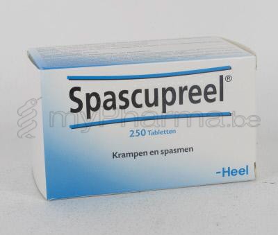 SPASCUPREEL           TABL 250 HEEL                (homeopatisch geneesmiddel)